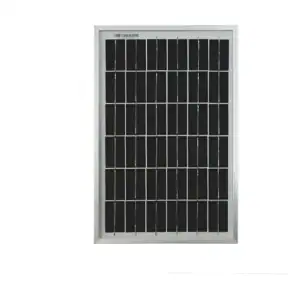 Painel Solar 10w Monocristalino Ztp-010m Ztroon Placa Solar 10w Cor Preto