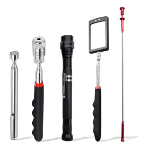 Kit 5 Ferramenta Magnética Espelho De Inspeção De Telescópio