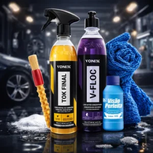 Kit Shampoo V-floc Tok Final Cera Carnauba Produtos Vonixx