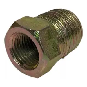 Bucha Redução Galvanizada Rosável Aço Macho 3/8 X 1/4 Fêmea