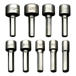 Kit Jogo De Pontas Bits Soquete Canhão Parafusadeira 9 Peças