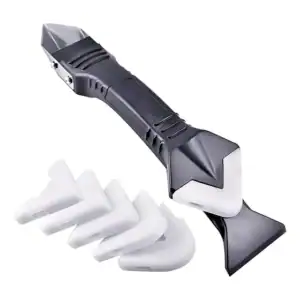 Espátula Silicone Rejunte Aço Inoxidável GSE Aplicação Multiuso