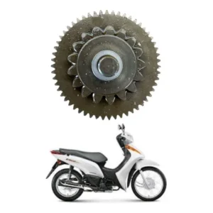Engrenagem Partida Reducão Eixo E Rolamento Honda Biz 125