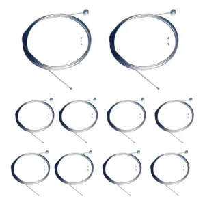 Pacote Com 10 Cabo Freio Aço Inox 19 Fios Inox
