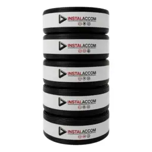 Fio Elétrico 1,5mm Cabo Flexível 1 5mm Rolo 100m Metros 750v Cobertura Preto