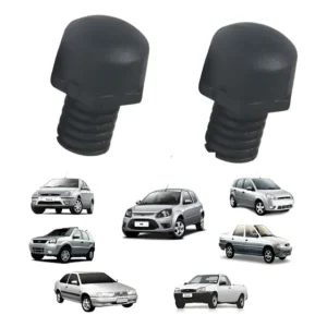 Par Batente Capô Borracha Fiesta Ecosport Focus Ka Courier