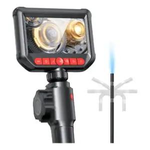 Boroscópio Bi-direcional Com Iluminação Led 4.3 8.0mm Hd