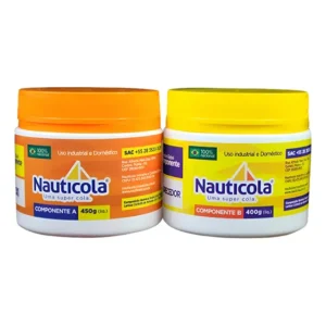 Cola Epoxi Nauticola A B Adesivo Araldite De Resina 850g Cor Ambar/Incolor