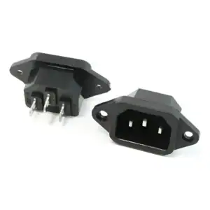Ficha RCA Macho ZX Plástico 10 Unidades Modelo AS-02 para Painéis Elétricos