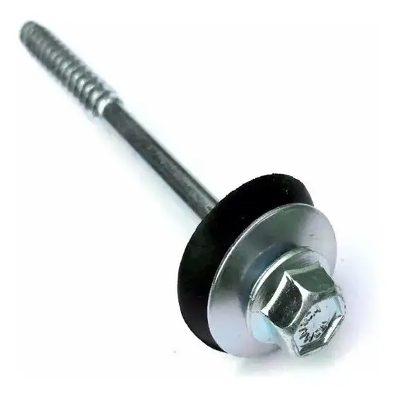 Kit 100 Parafusos Para Telha Fibrocimento 5/16x110mm Zincado