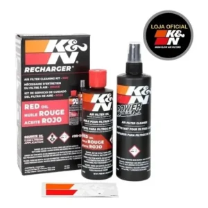 Kit Limpeza + Óleo Lubrificante Filtro De Ar K&n Kn