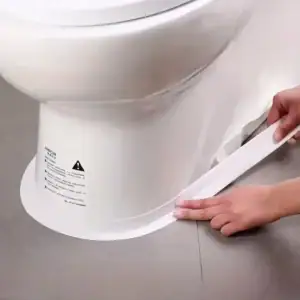 Fita Vedação Impermeável Para Base De Vaso Sanitário Length 1m Width 3.7cm White