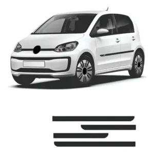 Jogo De Friso Lateral Borrachão Vw Up 4 Portas 2014 Ate 2019