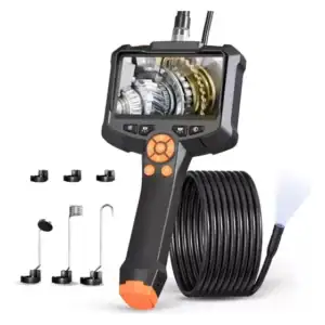 Endoscópio Câmera 5 Metros Boroscopio 6 Leds / 7 Mm Usb Prova D Água Analise De Tubulação Esgoto Piscina Poço Artesiano