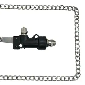 Válvula Cordinha Corrente Metal Buzina Ar Universal Caminhão