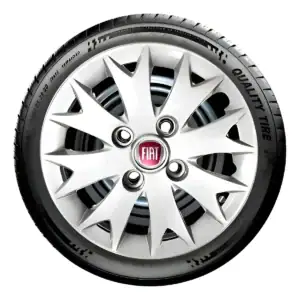 Jogo De Calota Aro 13 Fiat Palio Fire Economy Com Emblemas