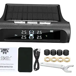 Monitor Pressão Pneu Com Temperatura Externa