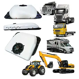 Kit Ar Condicionado Elétrico Teto Diversos Caminhões 12v