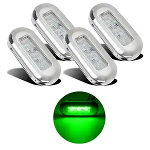 Kit 04 Luzes Internas Cortesia Prova D'água Barco Lancha