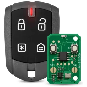 Controle Alarme Positron Completo Px42 Px52 Flex Cinza