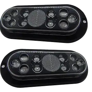 2 Lanterna Carretinha Led Prova D' Água Trailer Barco Jetski