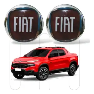 Kit Calotinha Miolo Centro Roda Fiat Toro Freemont 60mm