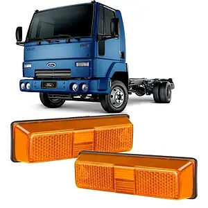 Par Lanterna Lateral Do Estribo Caminhão Ford Cargo Paralama