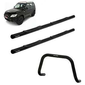 Quebra Mato + Estribo Tr4 2013 2014 Preto