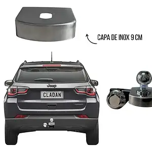 Capa Inox Para Engate 85 Mm Cladan Engates