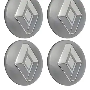 Emblema Logo Adesivo Centro Roda Renault 117mm Unidade