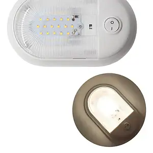 Luz 24 Led's 12v Teto Cabine Veicular Van Kombi Barco Yacht
