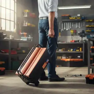 Caixa Sanfonada Tramontina Cargobox C/ Rodas E Puxador