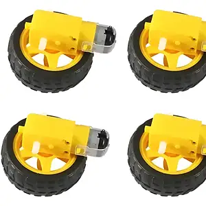 4 Conjuntos De Motor Duplo De 1:48 Tt Para Veículos Rc