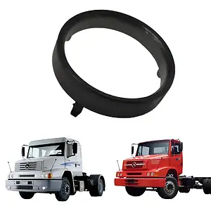 Aro C/ Vidro Do Manômetro Combustível Painel Mercedes 1620