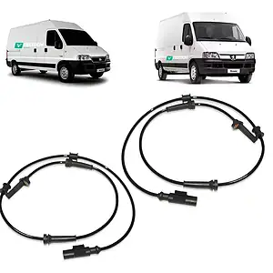 Kit 2 Sensores Freio Abs Traseiro Peugeot Boxer 1998 - 2017