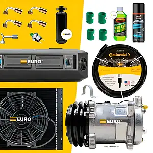 Kit Ar Condicionado Universal Carro 12/24v Maquina Caminhão