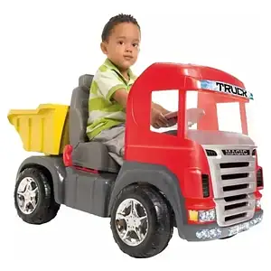 Caminhão Magic Toys Truck Caçamba Pedal Com Luz E Som