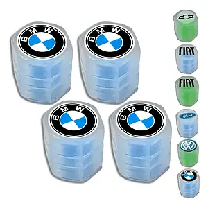 4 Tampa Bico Válvula Pneu Kit Acessório Automotivo Carro