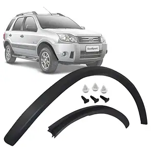 Alargador Moldura Ecosport Parachoque Paralama 2004/12 Diant