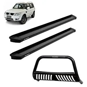 Quebra-mato + Estribo Tr4 2014 2015 Preto
