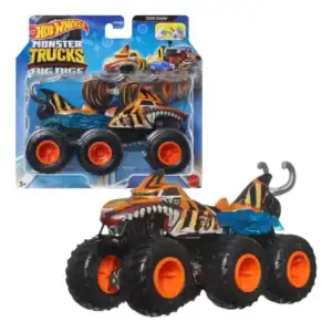 Hot Wheels Monster Trucks 1:64 Big Rigs Caminhão Reboque Mattel Tiger Shark