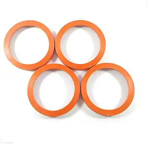 Anel Centralizador Roda Vw Volks Audi Externo 64,1mm Laranja