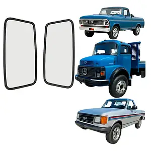 Par Retrovisor Universal Grande Caminhão Ônibus Ford Mb Gm