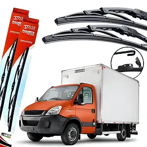 2 Palheta Limpador Parabrisa Borracha Iveco Daily Após 2008