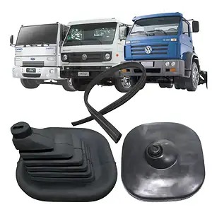 Kit Borracha Veda Alavanca Cambio Caminhão Vw Worker (todos)