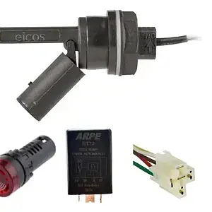 Kit Sensor De Nível Radiador Caminhão Led Sonoro 24v