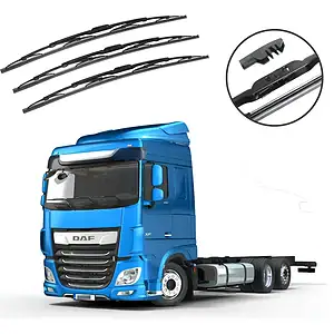 Limpador Do Parabrisa Daf Xf 3 Paletas Caminhão Silicone