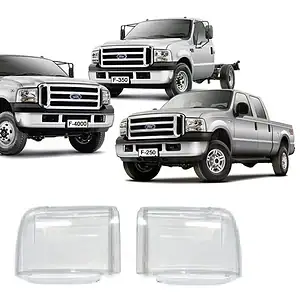 Lentes de farol para caminhonete Ford F250, F350, F4000 2007-2012.