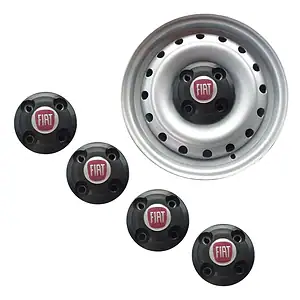 Jogo Calotinhas Centrais Fiat Fiorino Strada Aro 13 14 15
