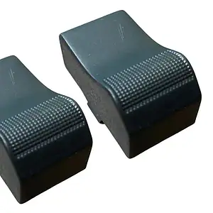 02 Botão Tampa Cega Painel Preto Caminhão Vw 8120 15180 8150